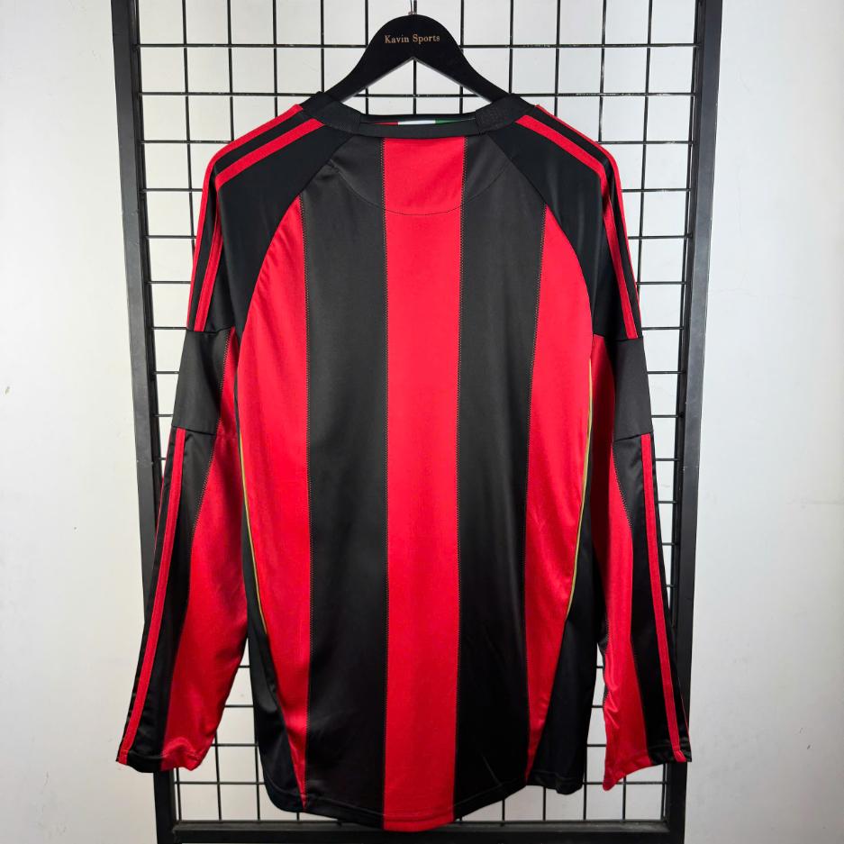 Retro Ac Milan 2010/2011 Tay Dài ( Sân Nhà )
