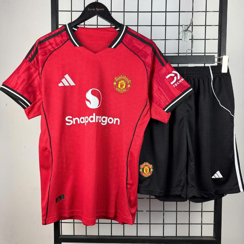 Đồ Fan MU 25/26 ( Sân Nhà ) Quần Đen