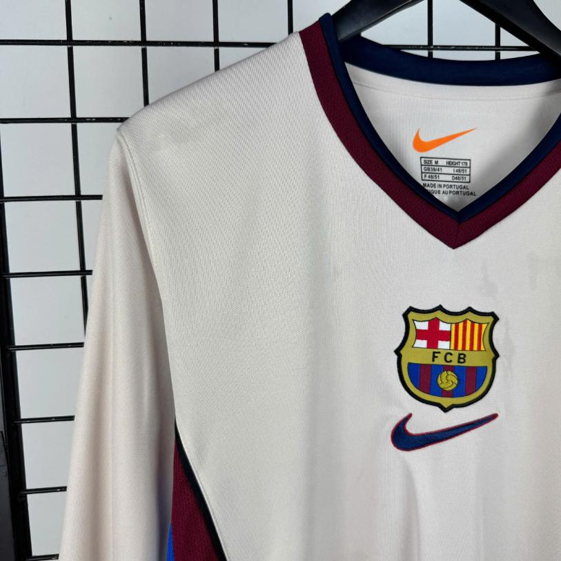 Retro Barcelona 1998/1999 Tay Dài ( Sân Khách )
