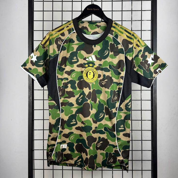 Áo Thun Adidas 2025 ( Bape FB Green )