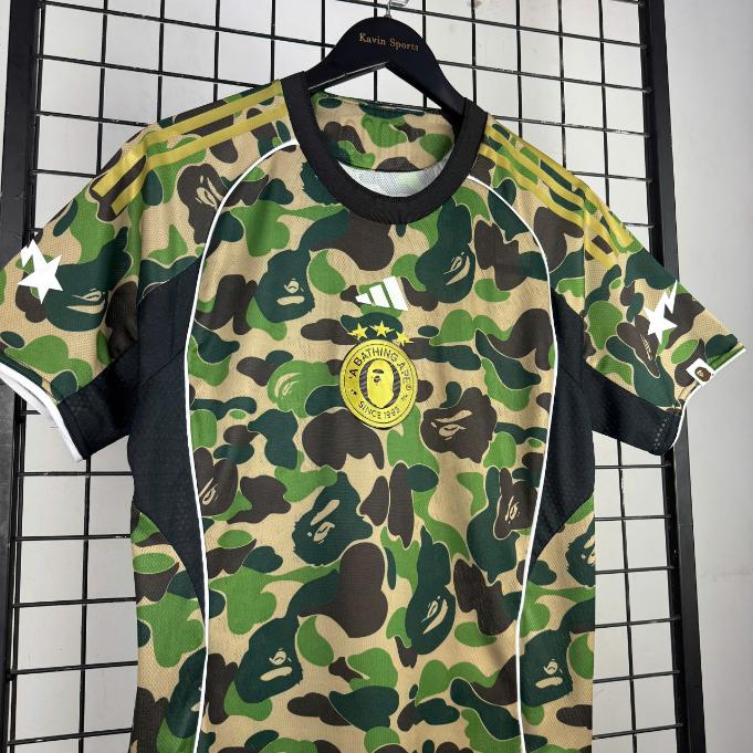 Áo Thun Adidas 2025 ( Bape FB Green )