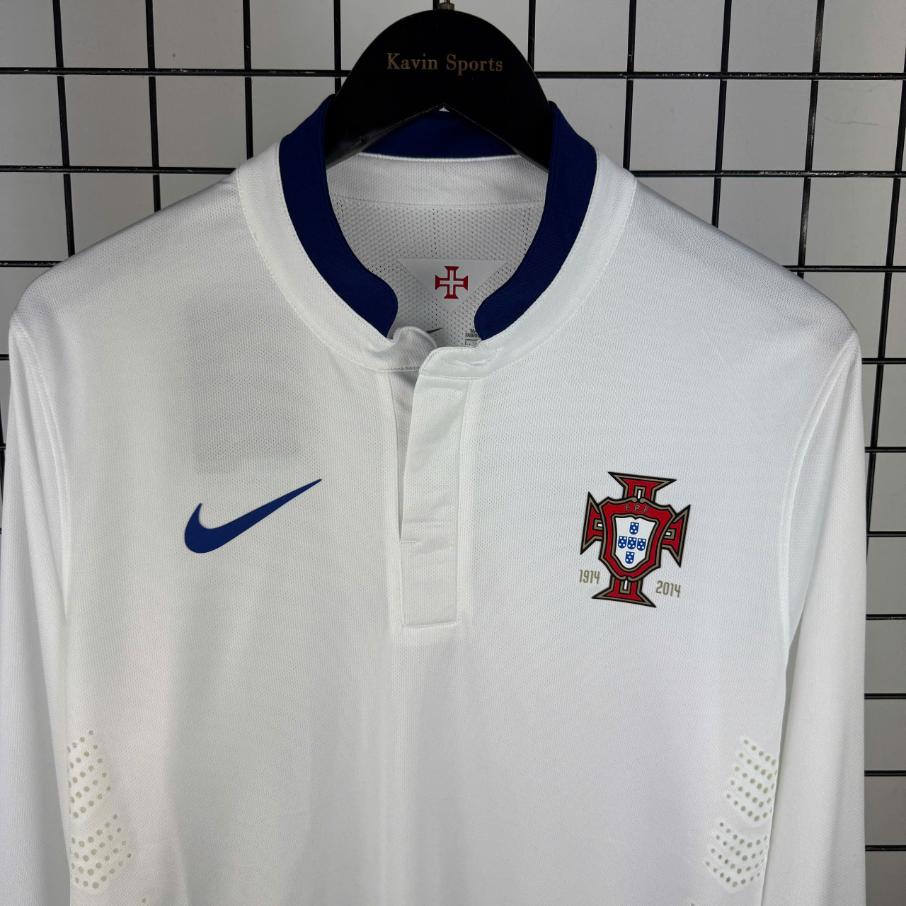 Retro Bồ Đào Nha 2014 Tay Dài ( Sân Khách )