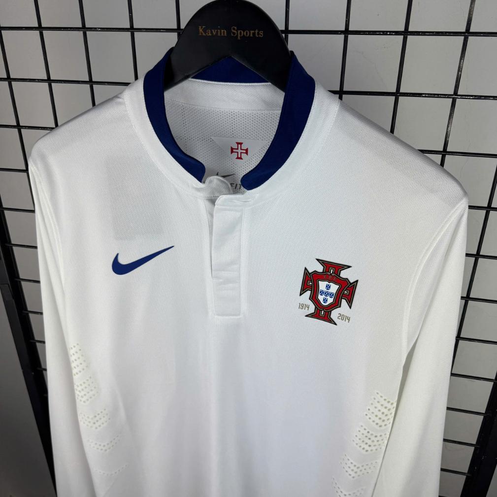 Retro Bồ Đào Nha 2014 Tay Dài ( Sân Khách )