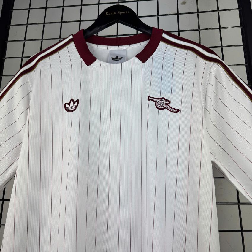 Áo Thun Arsenal 2025 ( Terrace Icons Trắng )