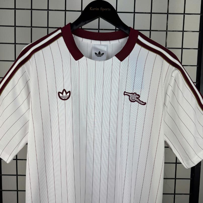 Áo Thun Arsenal 2025 ( Terrace Icons Trắng )