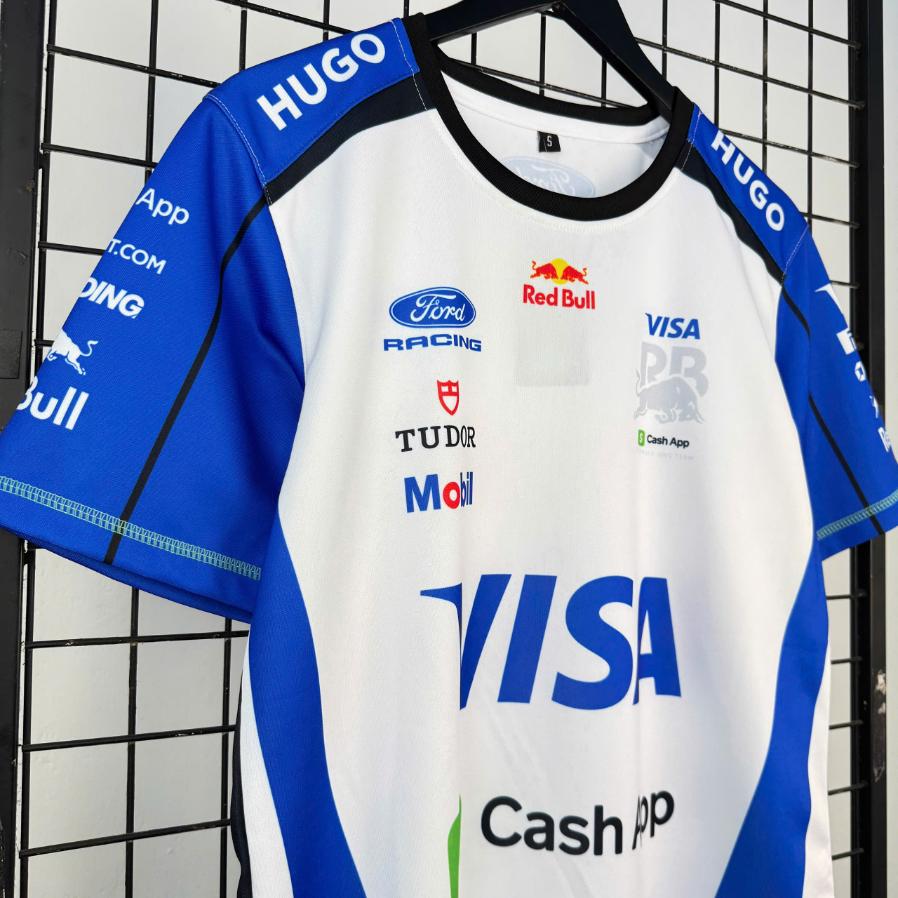 Áo Thun F1 Visa Cash App RB 2026 ( Trắng )
