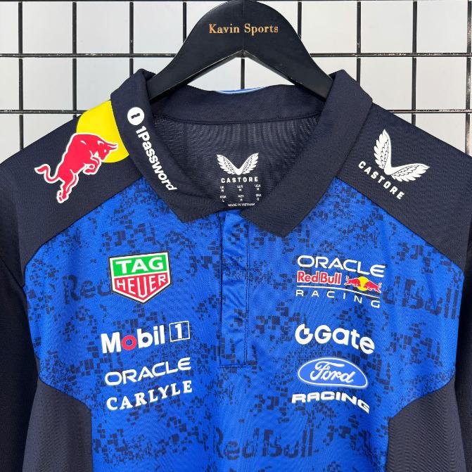 Áo Polo F1 Red Bull 2025 ( Xanh )
