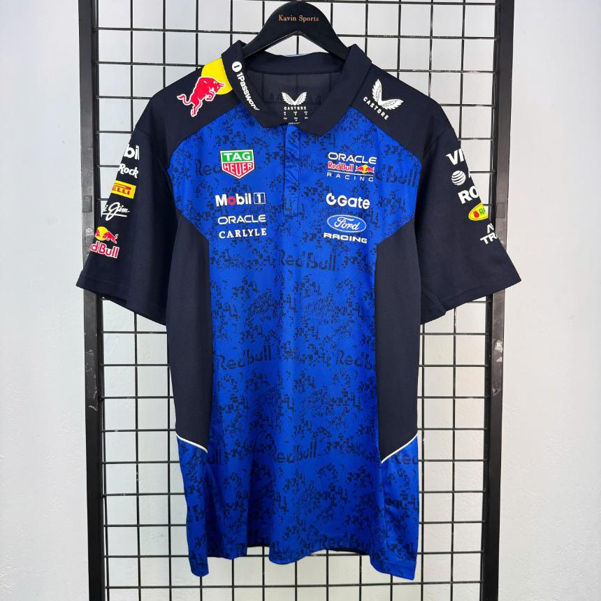 Áo Polo F1 Red Bull 2025 ( Xanh )