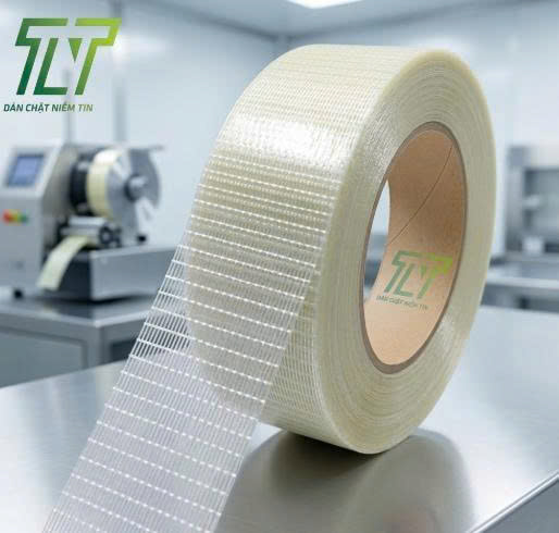 Băng Keo 2 Mặt Gia Cường Sợi Thủy Tinh – Giải Pháp Dính Tải Trọng Cao