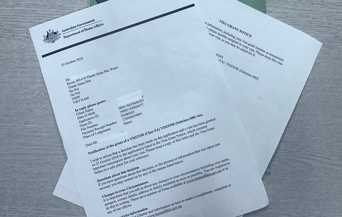 Thủ Tục & Kinh Nghiệm Xin Visa Du Lịch Úc (Visa 600)