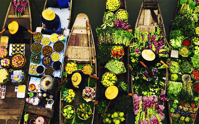 ngôi sao tour -  chợ nổi cà mau