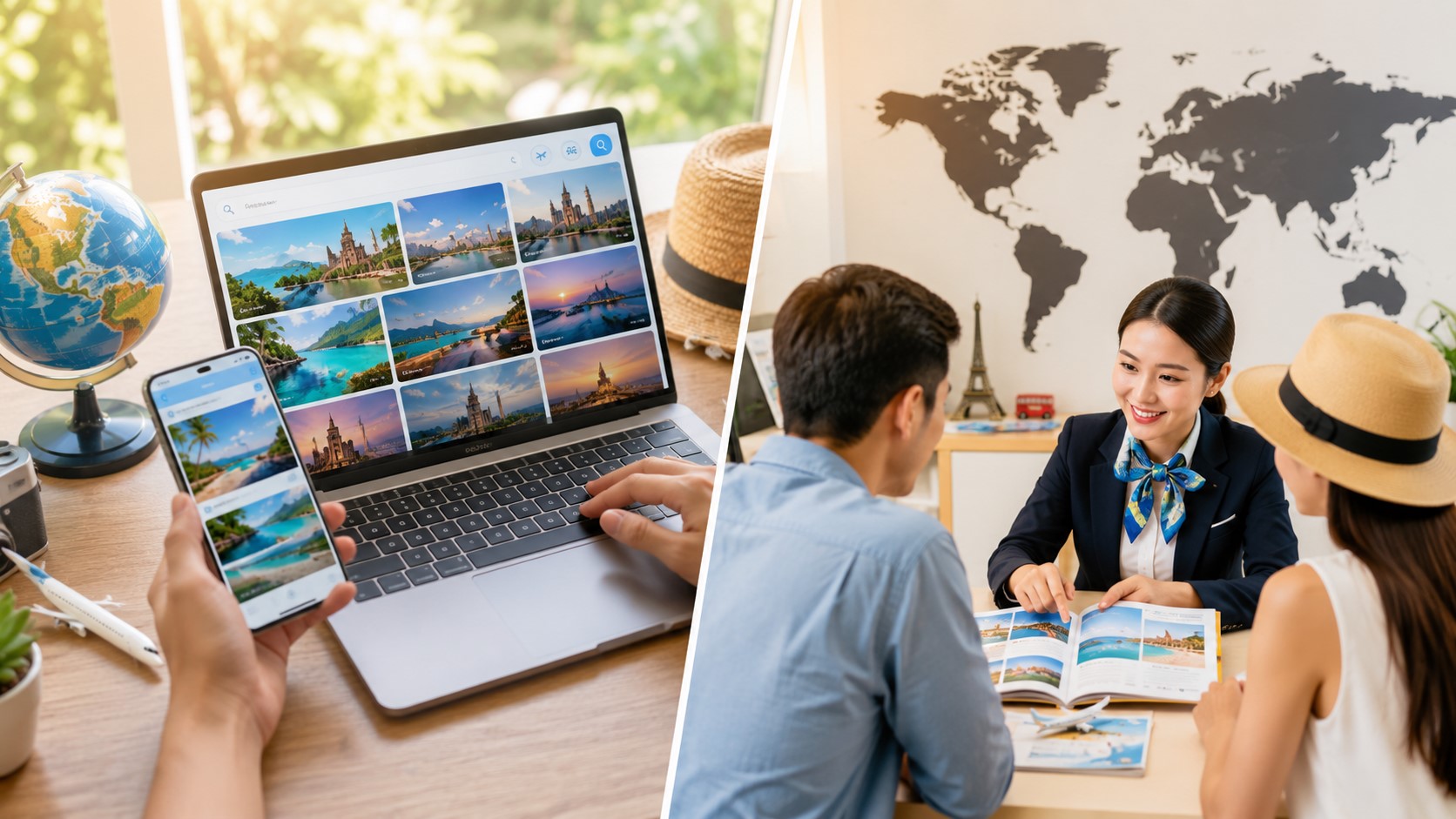 OTA tour khác gì với công ty du lịch truyền thống?
