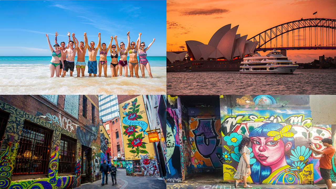Du lịch Úc giá trị nghệ thuật với lịch trình tối ưu chi phí, mang đến trải nghiệm trọn vẹn từ văn hóa, thiên nhiên đến kiến trúc.