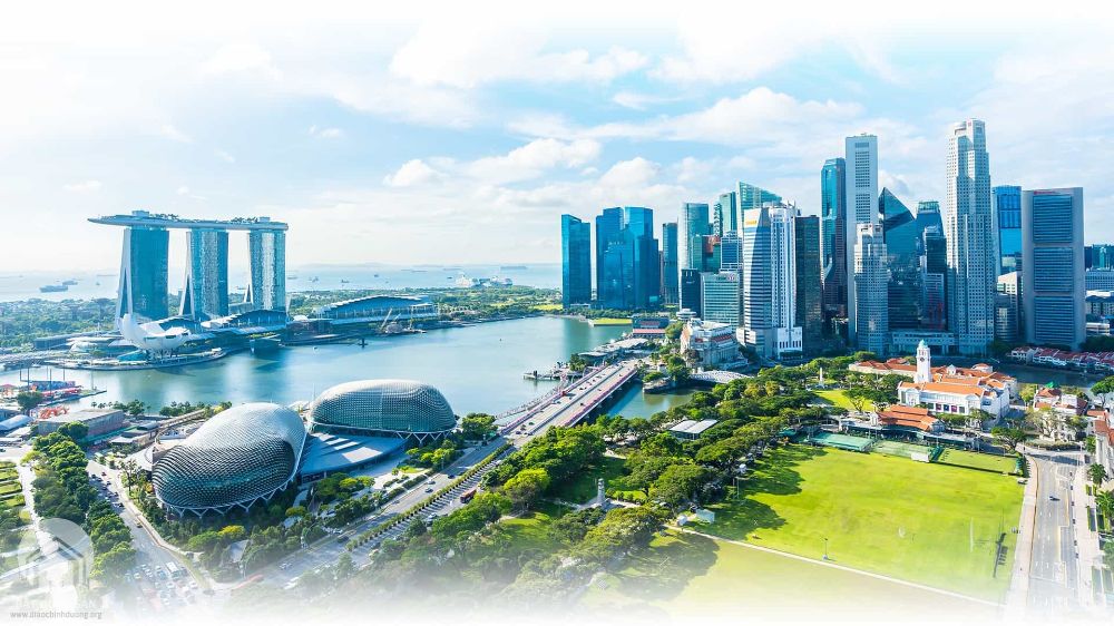 Toàn cảnh vịnh Marina tuyệt đẹp với các công trình kiến trúc biểu tượng trong tour nội địa Singapore