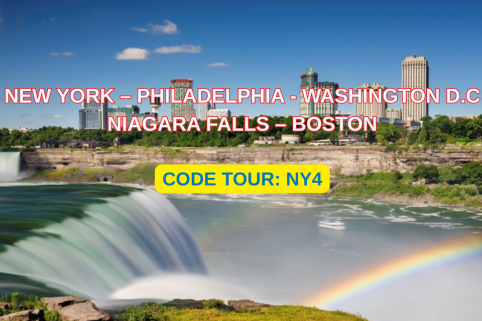 NY4 CHƯƠNG TRÌNH DU LỊCH BỜ ĐÔNG HOA KỲ