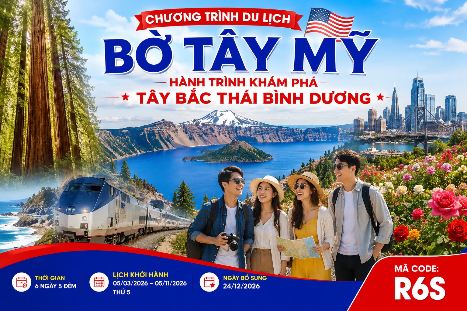 R6S - KHÁM PHÁ TÂY BẮC THÁI BÌNH DƯƠNG 6N5D