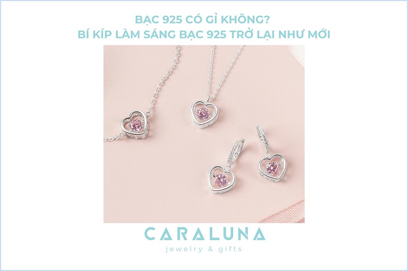 Bạc 925 có gỉ, đen không? Cách làm sáng bạc 925 đẹp như mới