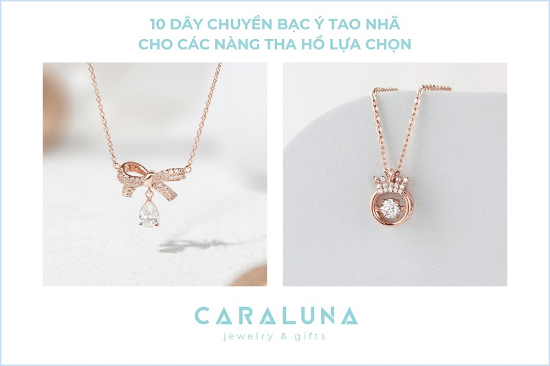 10 Dây chuyền bạc Ý tao nhã cho các nàng tha hồ lựa chọn