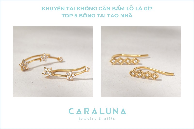 Khuyên tai không cần bấm lỗ là gì? Top 5 bông tai tao nhã