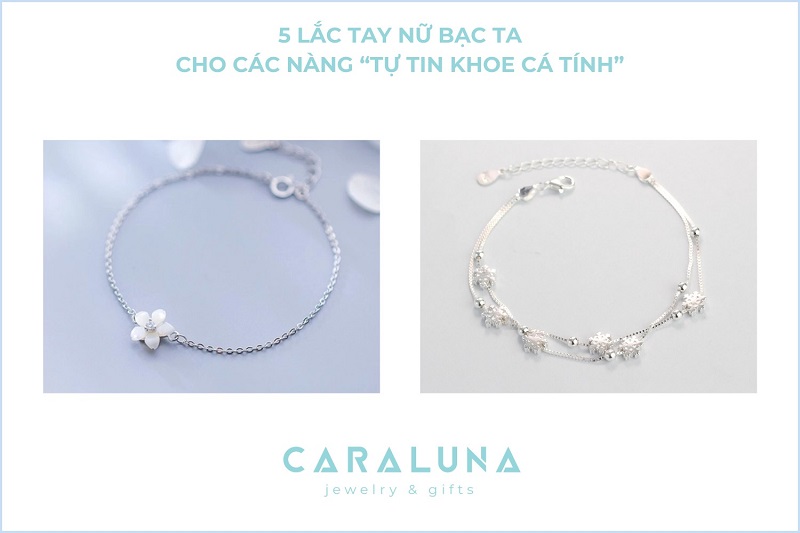5 Lắc tay nữ bạc ta cho các nàng thêm 