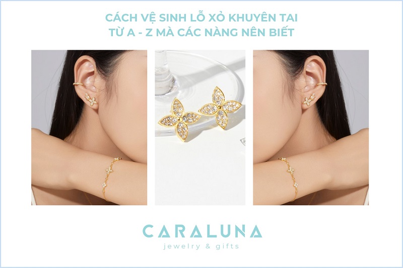 Cách vệ sinh lỗ xỏ khuyên tai từ A - Z mà các nàng nên biết