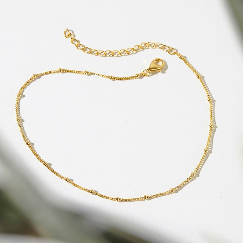 Lắc chân bạc Ball Anklet