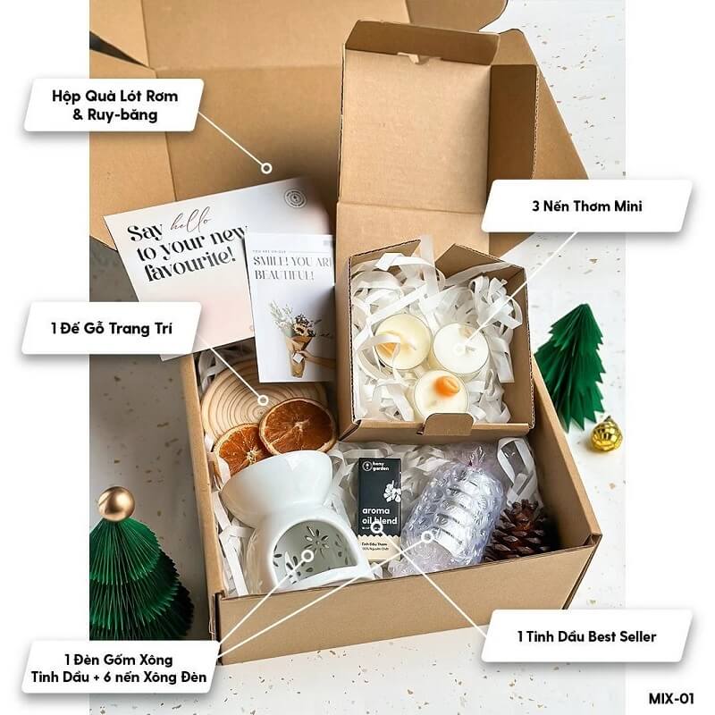 Set Quà Tặng Bộ Đèn Khuếch Tán Tinh Dầu Thơm Phòng