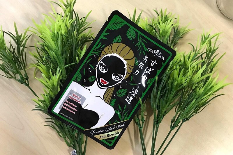 Mặt nạ tràm trà Sexylook Tea Tree Anti Blemish Black Facial Mask