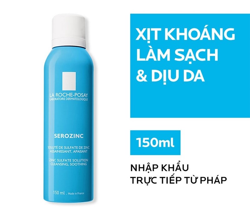 Xịt khoáng giúp làm sạch và làm dịu da La Roche Posay Serozinc