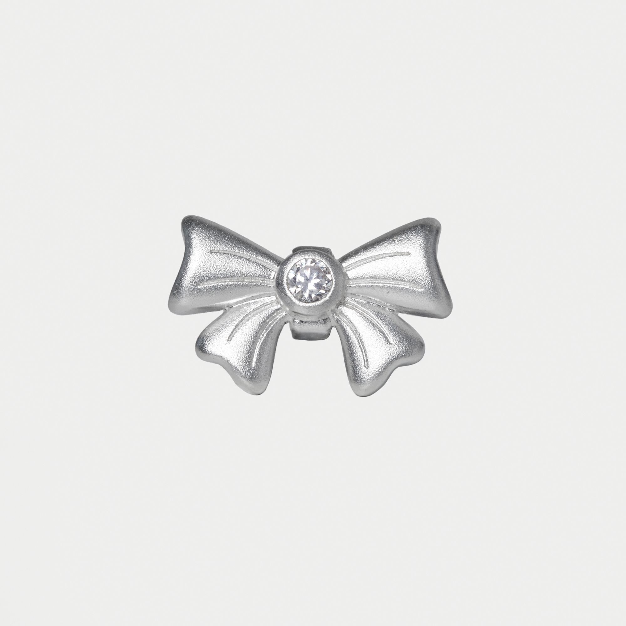 Charm Kính Bạc 925 Nơ nhỏ -  Tiny Bow - VKC16