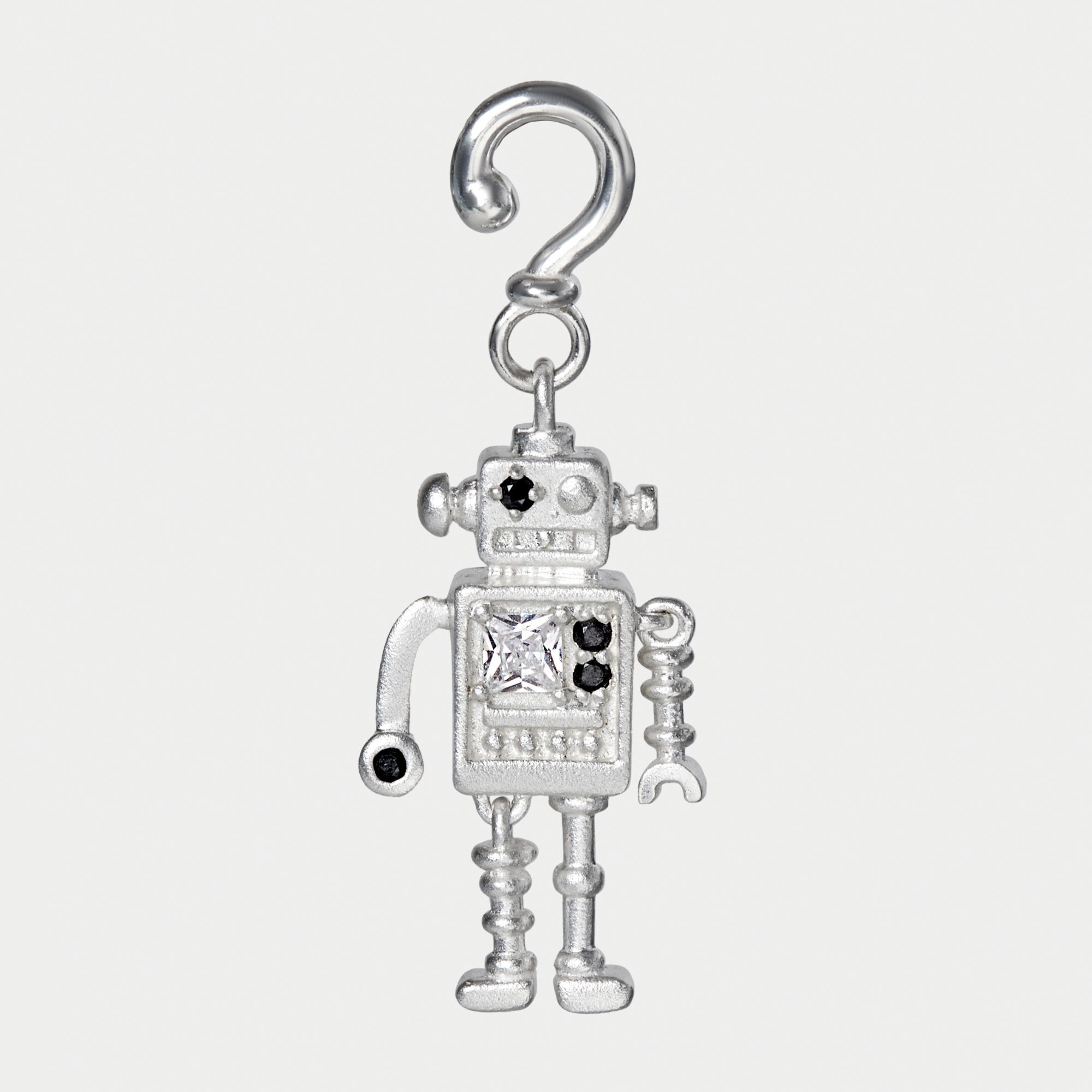 Charm Kính Bạc 925 Robot - Mecha Chic - VKC09