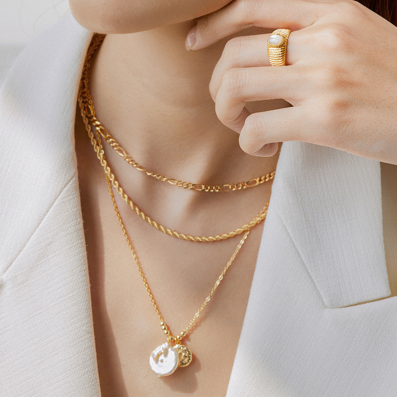 Dây Chuyền Bạc 925 Choker Xích Bạc Trơn Figaro - VCN01