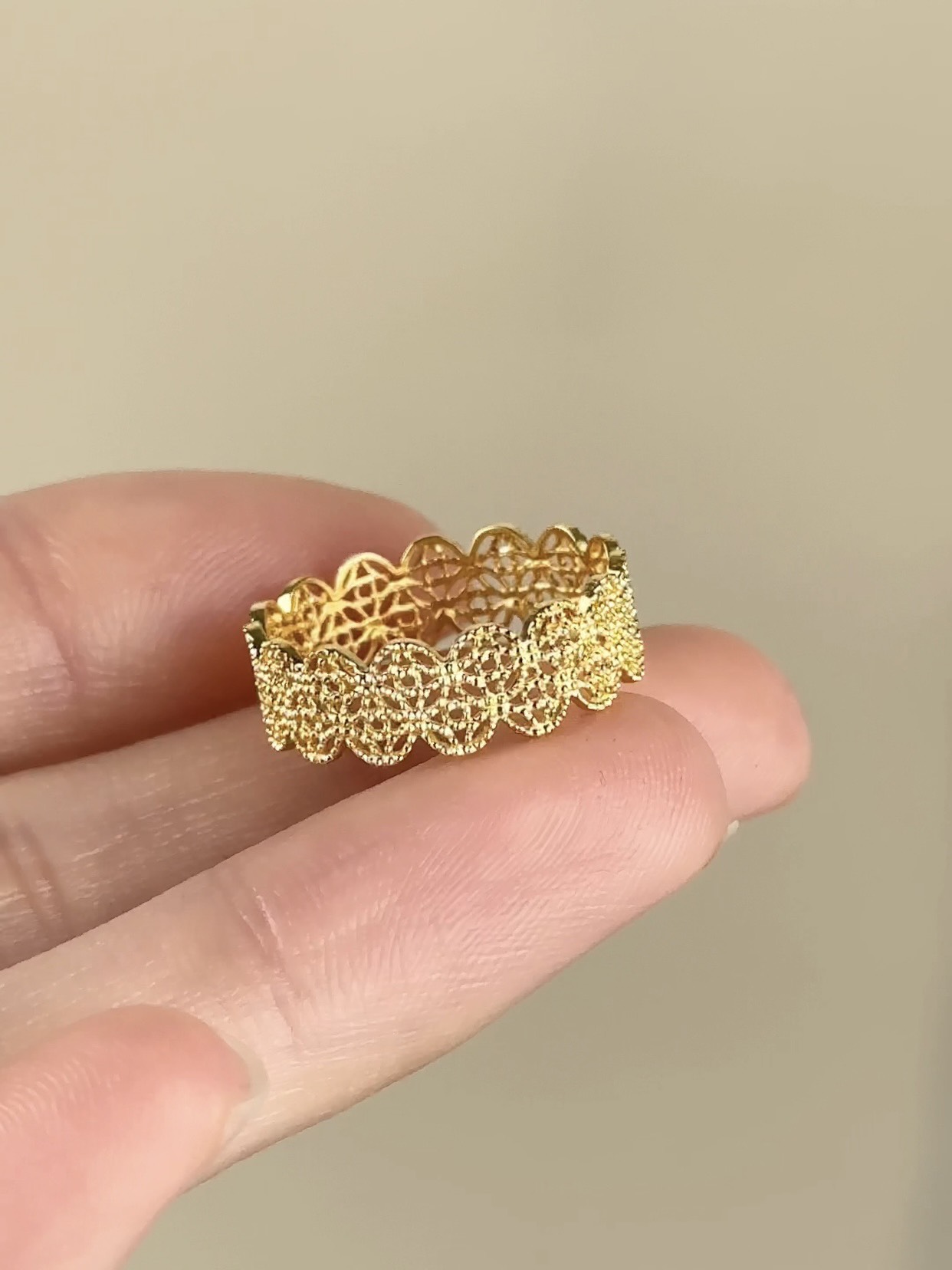 Nhẫn Kim Tiền Bạc 925 Mạ Vàng 18K - VCR18