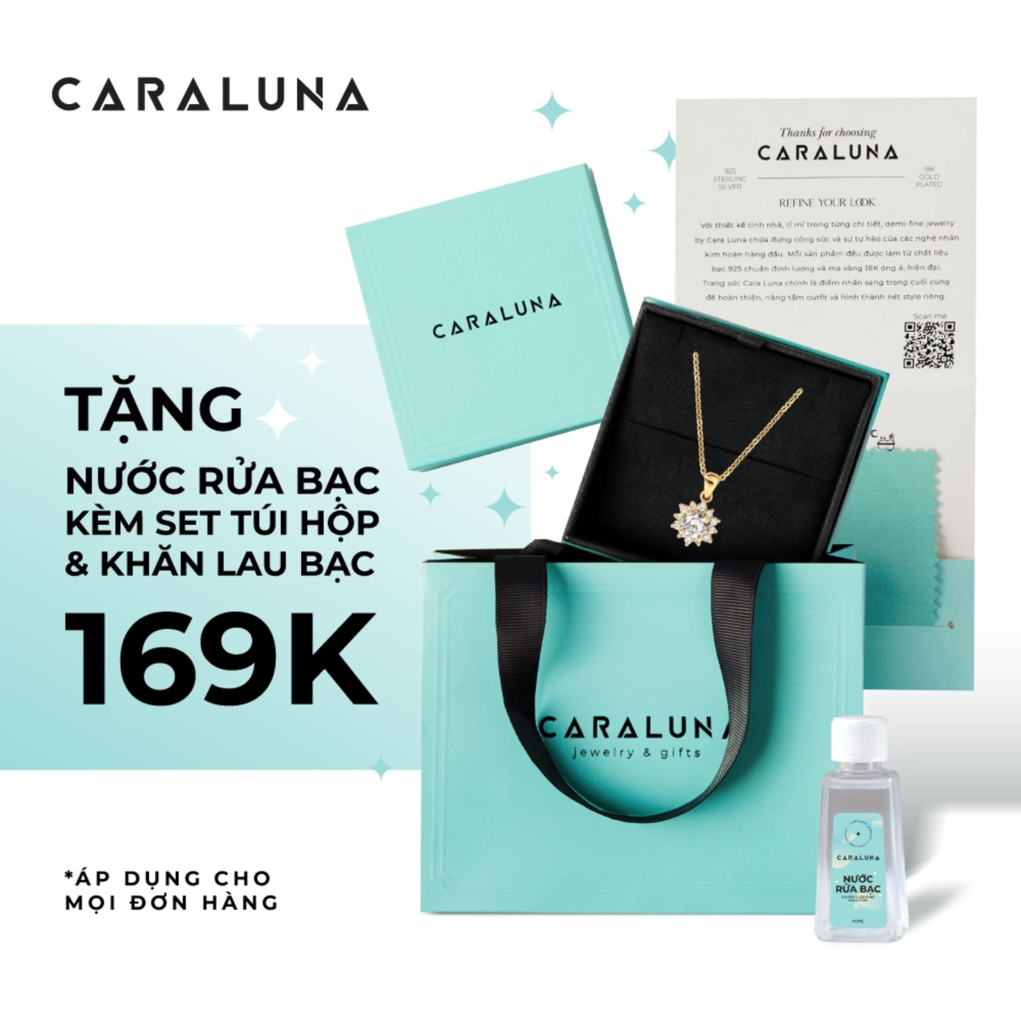 (Một cặp) Nhẫn Đôi Freesize Bạc 925 Đính Đá Chìm Và Nhẫn Đính Đá Chấu Vương Miện VYR16 & VCR508