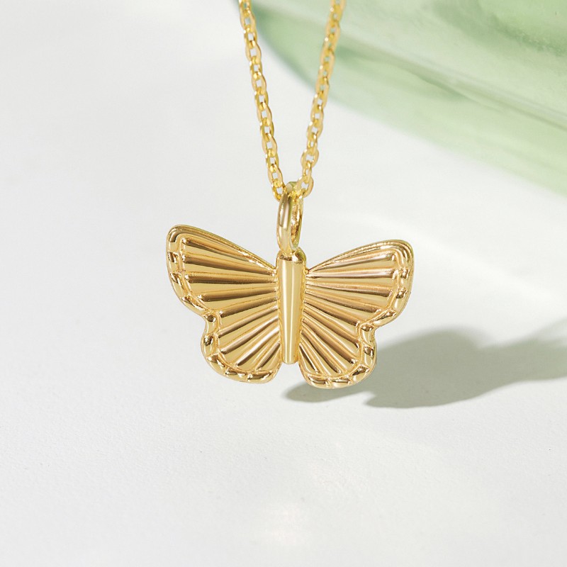 Dây Chuyền Bạc 925 Bướm Bản Lớn Dainty Butterfly - VSN03