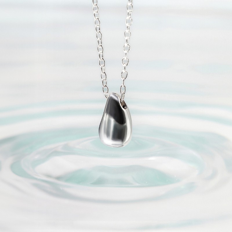 Dây Chuyền Bạc 925 Hình Giọt Nước Water Drop - VSN16
