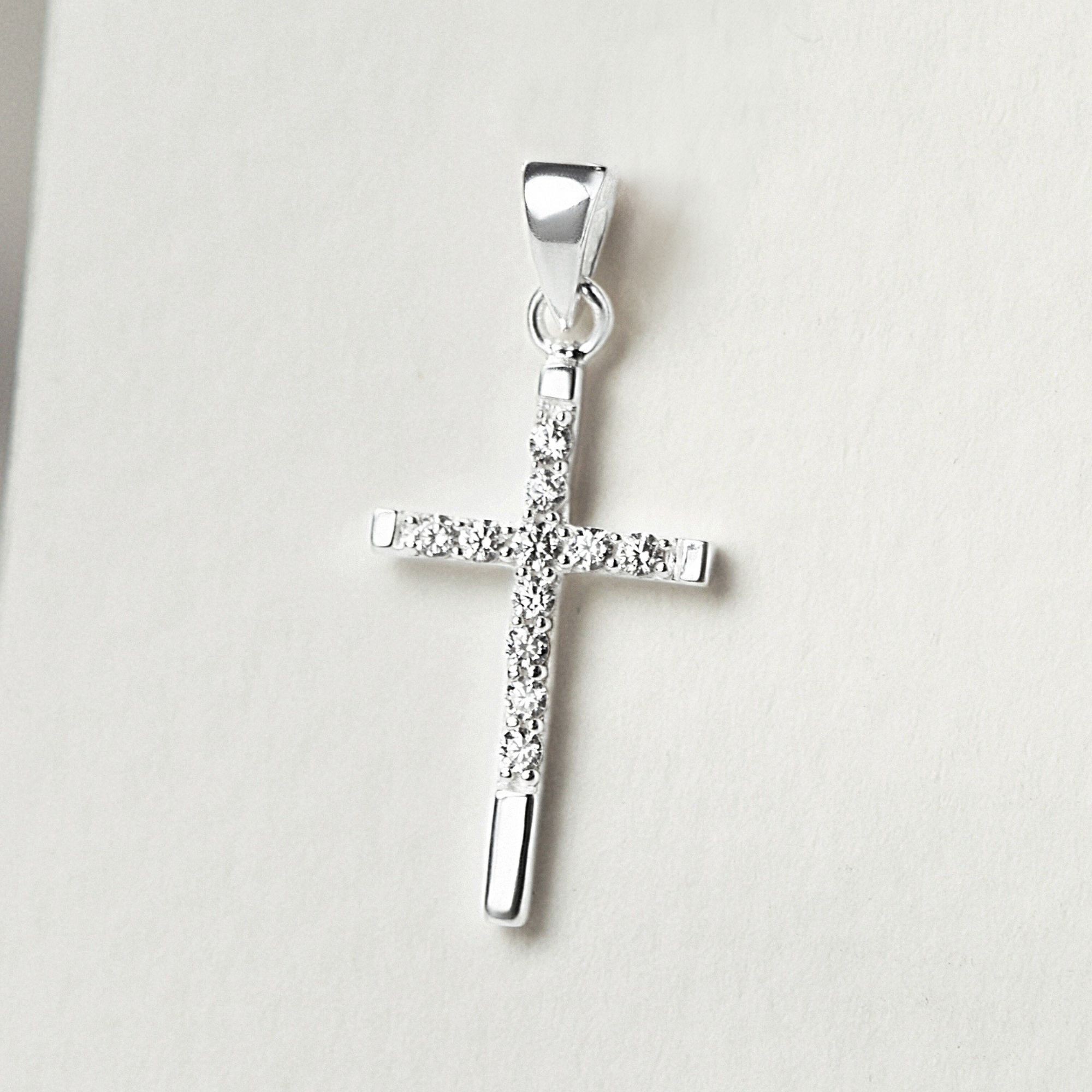 Mặt Dây Chuyền Thánh Giá Mảnh Bạc 925 Cross Pendant - VSP501
