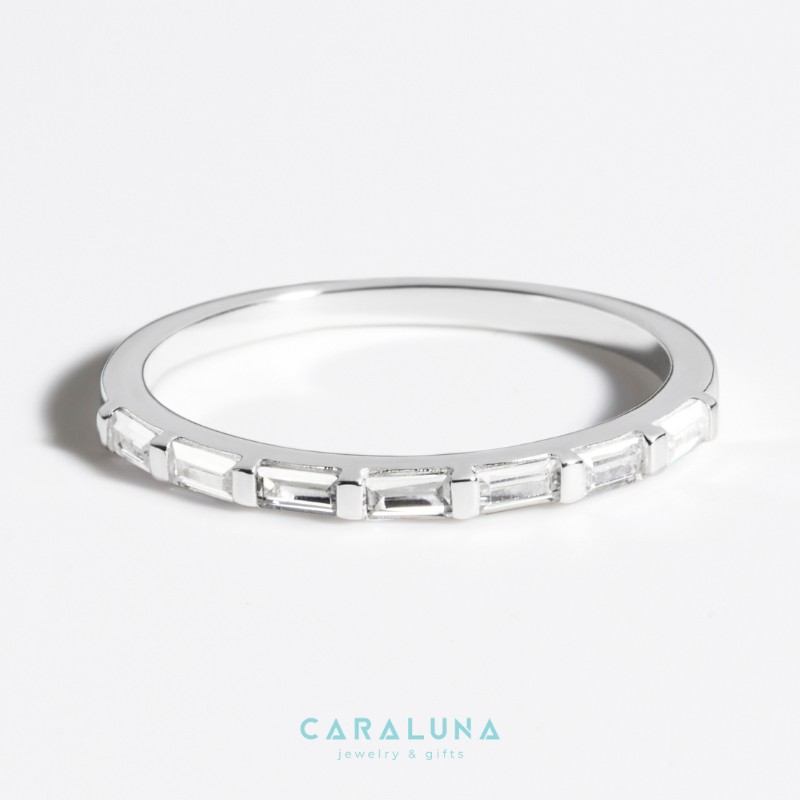 Nhẫn Bạc 925 Đính Đá Bezel Classic - Timeless - VYR503