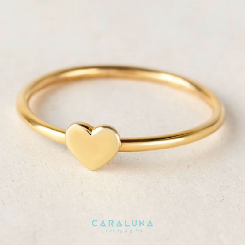 Nhẫn Bạc 925 Hình Trái Tim Dainty Lady - BR16