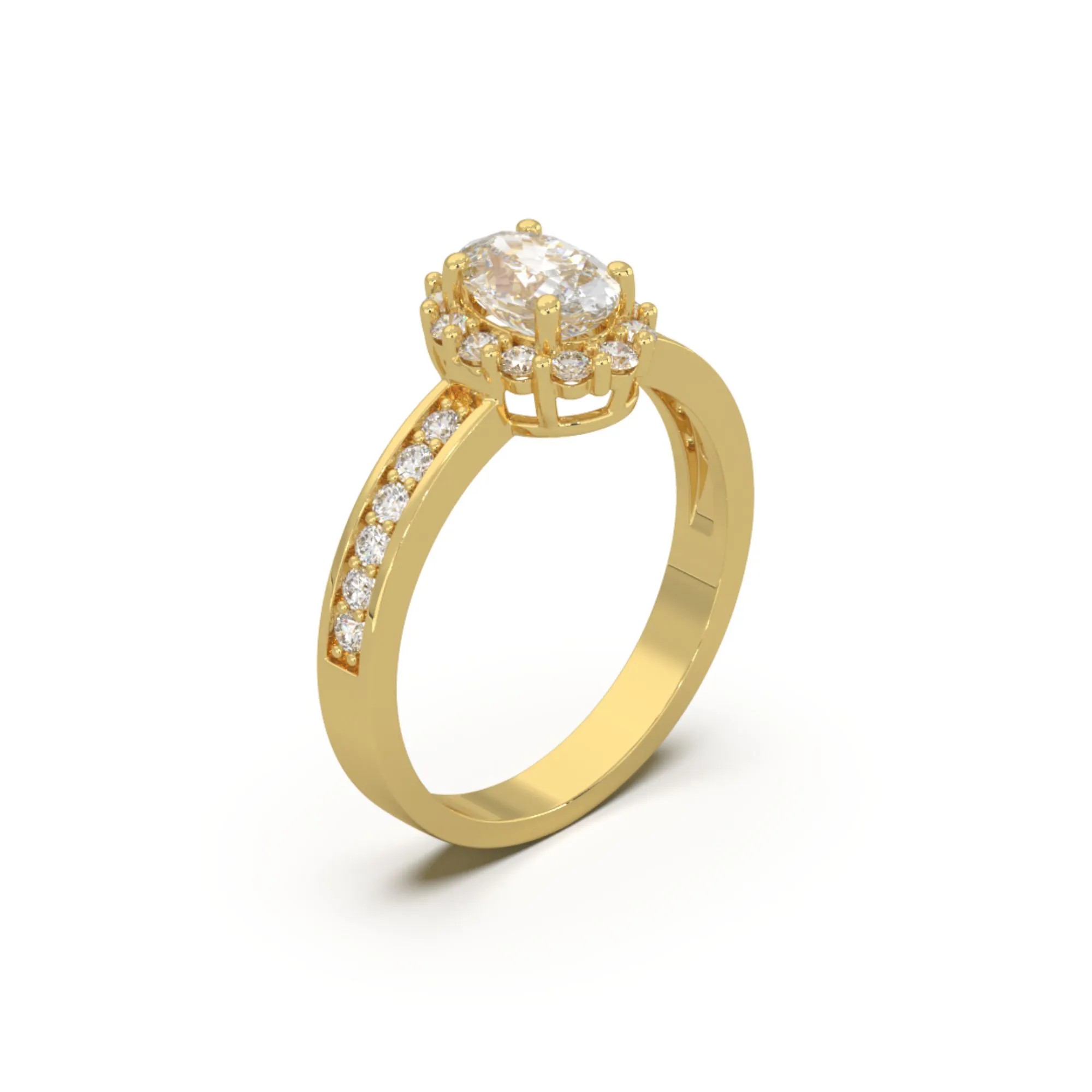 Nhẫn Kim Cương Moissanite Trắng - VHR01-02