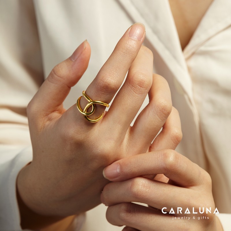 Nhẫn Xoắn Bạc 925 Gắn Kết Better Together - BR29