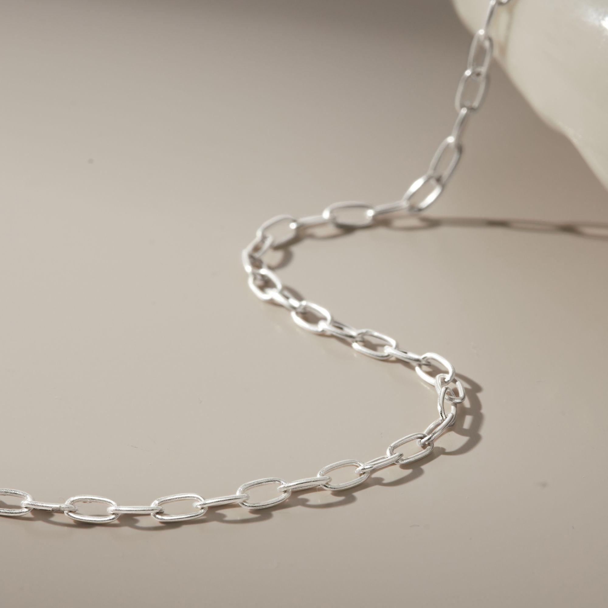 Lắc Tay Bạc 925 Dây Xích Classic - Small Paperclip Chain - VCB24