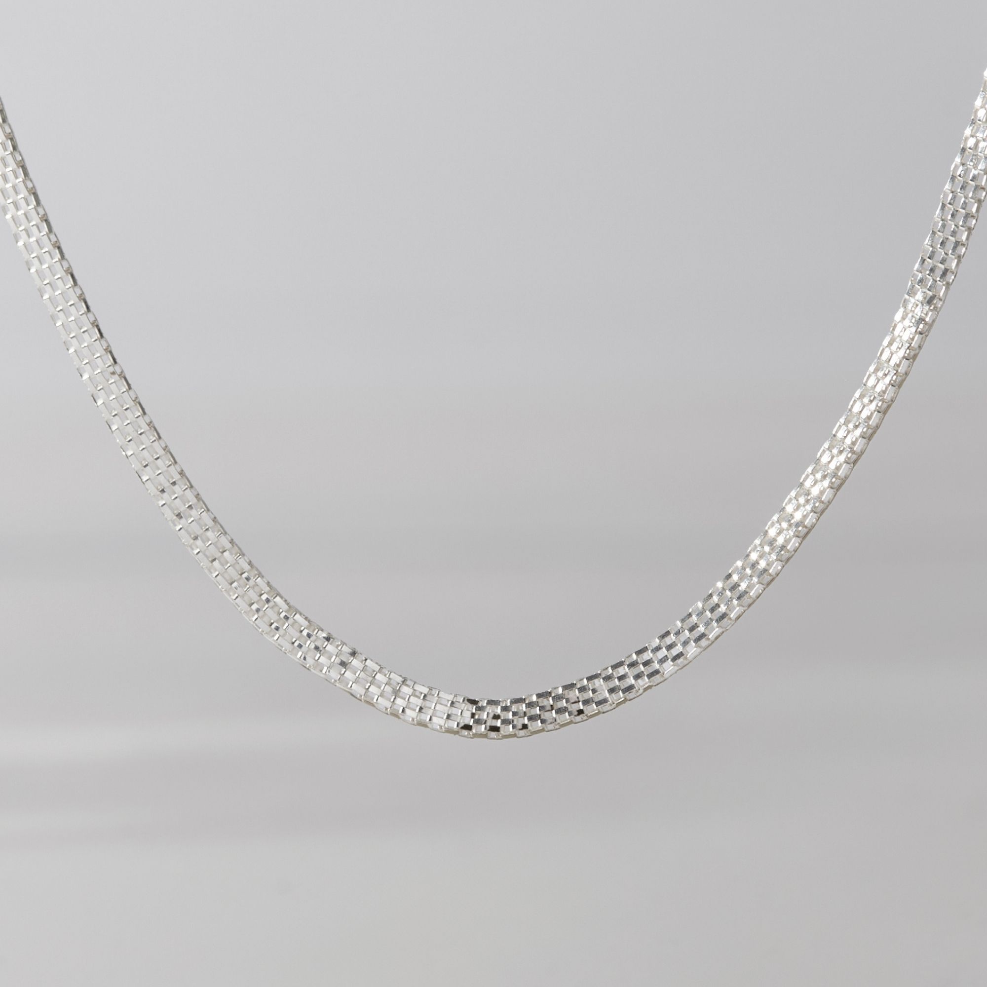 Dây Chuyền Bạc 925 Dây Xích Classic - Flat Chain - VCN25