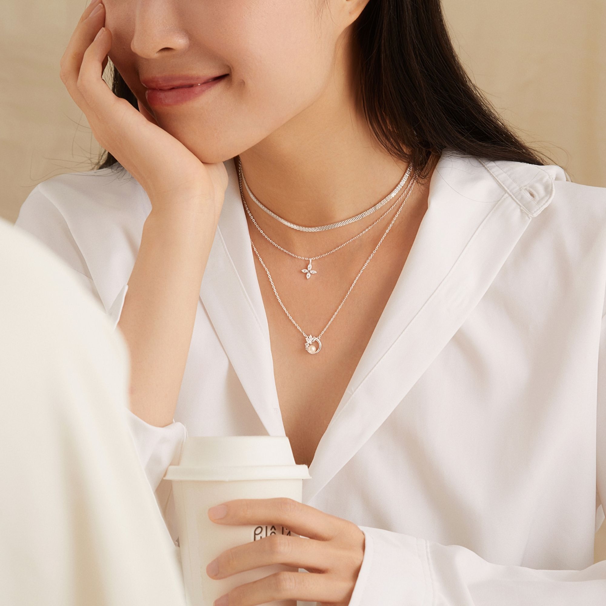 Dây Chuyền Bạc 925 Dây Xích Classic - Flat Chain - VCN25
