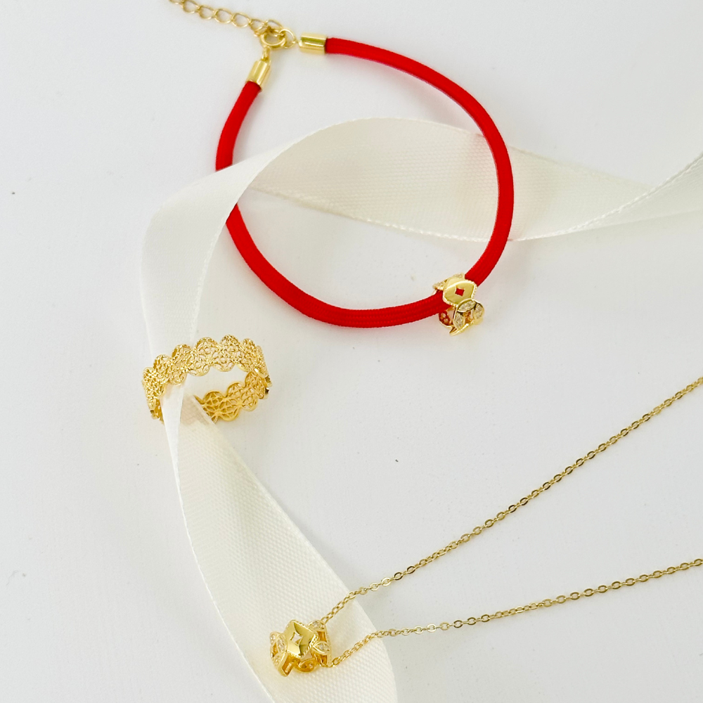 Vòng Tay Bạc 925 Charm Kim Tiền Mạ Vàng 18K - VCB10