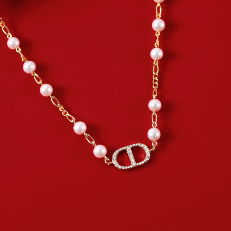 Vòng Choker Bạc 925 Ngọc Trai Phối Đá Xen Kẽ Luxury Pearls - VUN01