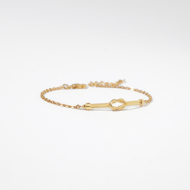 Vòng Tay Bạc 925 Nút Thắt Gắn Kết Cho Nữ Love Knot - VYB46