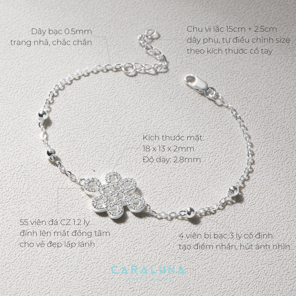 (Một Cặp) Bộ Vòng Tay Đôi Đồng Tâm Kết Nam Nữ - Trang Sức Cặp Đôi Ý Nghĩa - VYB38 & VYB39