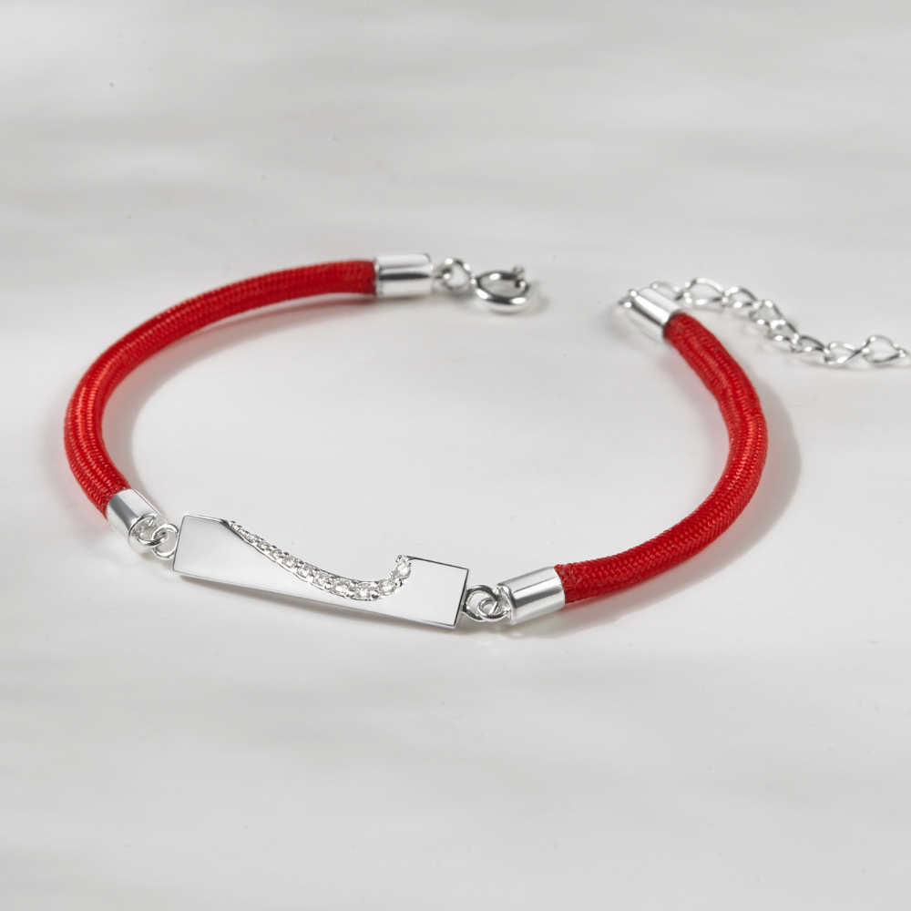 (Một Cặp) Cặp Vòng Đôi Bạc 925 Trái Tim Ghép Đôi Half Heart - Trang Sức Cặp Đôi Ý Nghĩa - VYB62-VYB63