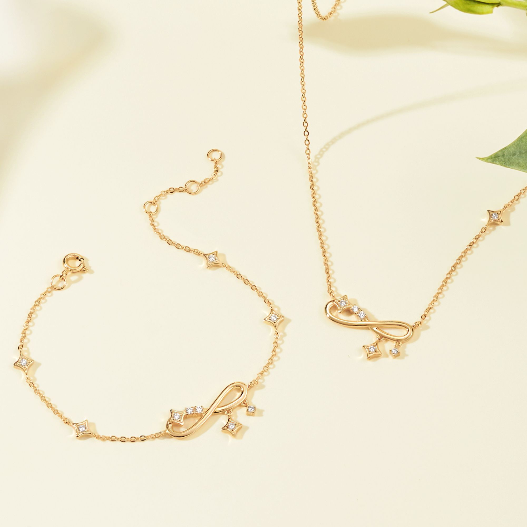 Quà Tặng 8/3 Vòng Cổ Bạc 925 Hình Vô Cực Đính Đá Treo Infinity Necklace - VYN72